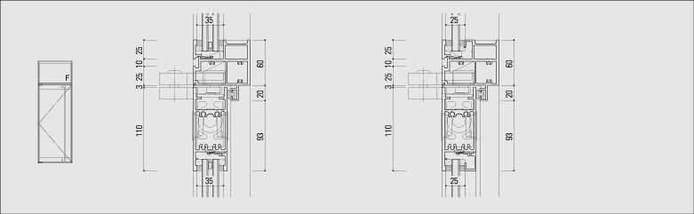 かまちドア インナータイプ＼FIX窓